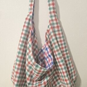 Plaid Multicolor Women's Bag